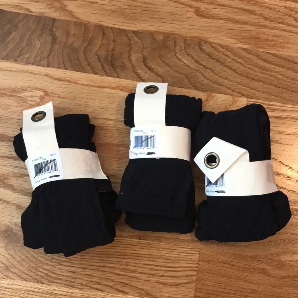 NWT 2 Free People Back at it Tights Black $38 each
